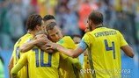 [월드컵] 스웨덴, 스위스 1-0 격파… 24년 만에 8강 진출