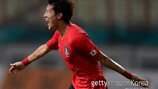 [한국 우즈벡] ‘황의조 멀티골’ 우즈벡에 전반 2-1 리드