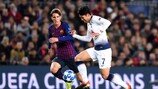 토트넘, 바르셀로나와 무승부… 챔피언스리그 16강 진출
