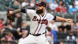 ATL 카이클, 통산 1000탈삼진 고지… ML 데뷔 8년만