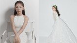 ‘8월 결혼’ 백아연, 눈부신 웨딩드레스 자태