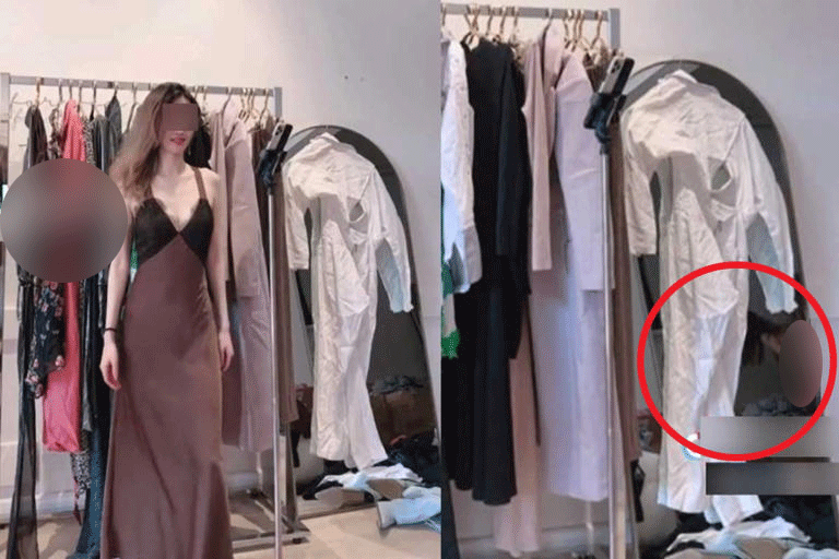 유명 인플루언서, 라방 중 옷 갈아입다 알몸 노출