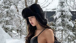 리사, 눈 위에서 속옷만…파격 비키니