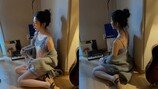 장재인, 레이스 슬립 차림…적나라한 바디라인