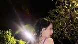 지민, 과감해진 근황…보랏빛 비키니 아찔 자태 [DA★]