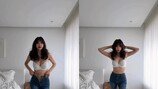 50세 김준희, 란제리도 일상처럼…군살 제로