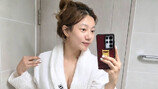 이채영, 샤워가운만 입은 채…남다른 건강미 부러워