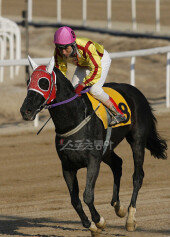 [포토] 8번마 ‘타이틀 경주 올 첫 우승’