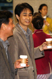 [포토] ‘아빠의 미소~’ 연아 아버지 김현석 씨