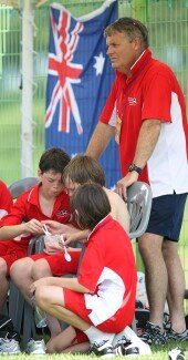 [포토] 팥빙수 먹는 호주팀 “맛있네~”