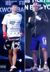 [동아포토]윤형빈-타카야 츠쿠다 ‘긴장감 숨길 수 없는 눈빛’