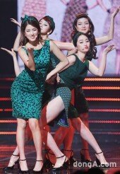 [동아포토]스피카, 복고소녀들의 상큼발랄 안무 유후~