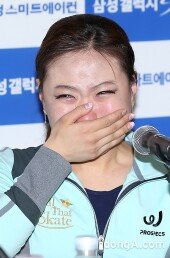 [동아포토]김해진 ‘김연아 선수 마지막 무대 더 서운해’