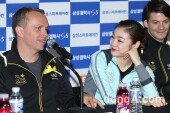 [동아포토]김연아 ‘나의 훌륭한 스승 데이비드 윌슨~’