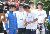 [동아포토]‘캡틴’ 박지성 등장에 소년들은 ‘두근두근’