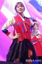 [동아포토]리지 ‘무한도전 응원단의 귀염둥이~’