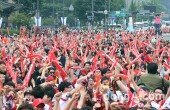 [동아포토]광화문은 축구로 대동단결!
