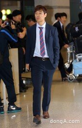 [동아포토]박주영 ‘룰루랄라 귀국길’