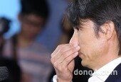 [동아포토]홍명보 감독 ‘모든 논란 해명과 함께 사퇴’