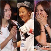 [동아포토]송가연 ‘로드FC 데뷔전’에 홍수연-나나 룸메이트 응원