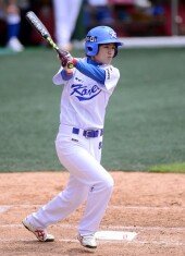 [포토] LG컵 2014 국제여자야구대회, 타점 우전 안타 ‘나이스 플레이~’