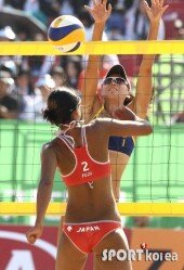 [포토] 2014 인천 아시안게임 비치발리볼, ‘지금이야!’