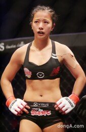 [동아포토]로드FC 송가연, ‘망연자실’