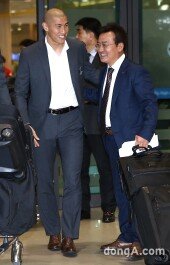 [동아포토]차두리 ‘미소짓는 차미네이터~’