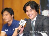 [동아포토]안정환 '청춘FC' 감독의 미소 "예능프로라고 생각하지 않는다"