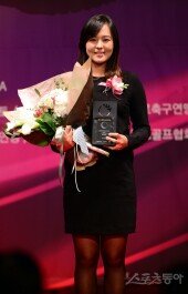 [포토] 여자프로골프 올해의 선수상 전인지