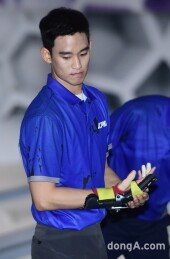 [동아포토]김수현 프로볼러를 향한 '진지한 자세'