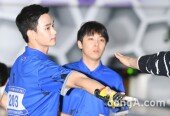 [동아포토]김수현-이홍기 '정말 나이스해!'