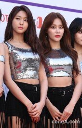 [동아포토]AOA 설현-유나 '고양이같은 매력'