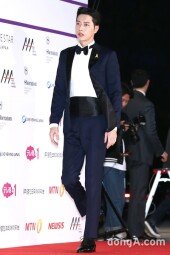 [동아포토]박해진 '눈에 띄는 노란리본'