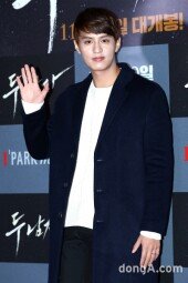 [동아포토]도지한 '민호 파이팅!'