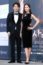 [동아포토]박정철-왕빛나 '블랙 커플'