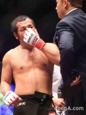 [동아포토]김보성,-정문홍, 아쉽지만 아름다운 도전