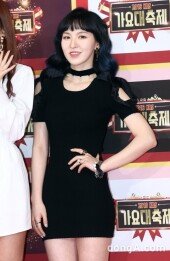 [동아포토]레드벨벳 웬디 '순백피부 돋보이는 블랙패션'