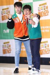 [동아포토]윤두준-이수근 '편의점에 맞춘 의상'