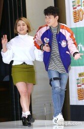 [동아포토]박나래-딘딘 '꼬꼬마 커플'