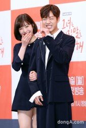 [동아포토]조이-이현우 '사랑스러운 거짓말 커플'