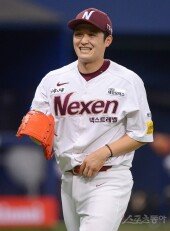 [포토] 최원태 ‘국가대표 탈락의 아픔은 잊었어!’