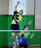 [포토] 서강민 ‘혼합복식의 자존심을 걸고~’