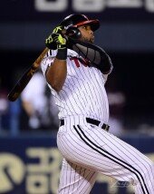 [포토] 페게로 ‘맞는 순간 만루홈런!’