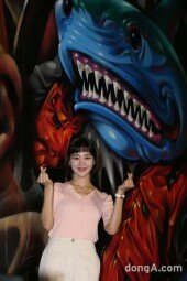 [동아포토]한지은, 핑크빛 미모