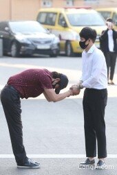 [동아포토]장근석, 소집해제.. 아쉬운 작별