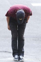 [화보]한류스타 장근석, 사회적 거리 두며 소집해제