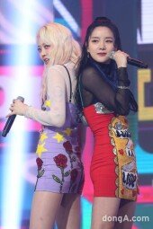 [동아포토]킴보, 실력파 듀오.. 미모까지