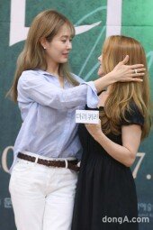 [동아포토]옥주현-김소형, 뮤지컬 절친