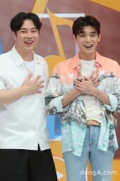 [DA포토]유재환-에릭남, 많이 놀랐어요